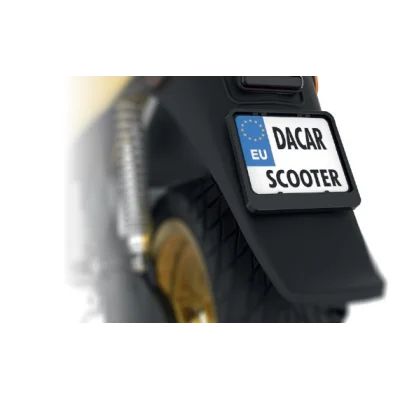 Ramka pod tablicę rejestracyjną skuter czarna - Biketec