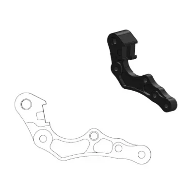 Moto-Master Adapter Do Tarczy 270Mm Gasgas Ec 250/300/350 F '21-. Husqvarna Fe/Te '22- Czarny Zacisk Braktec Moto-Master Adapter Do Tarczy 270Mm Gasgas Ec 250/300/350 F '21-. Husqvarna Fe/Te '22- Czarny Zacisk Braktec