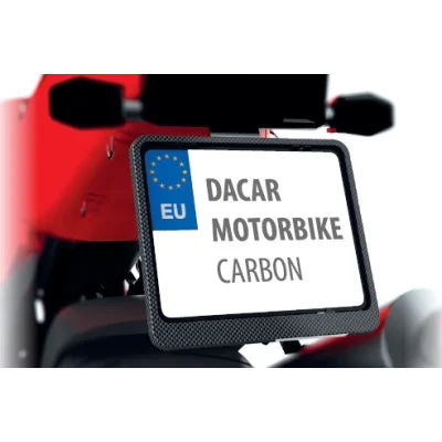 Ramka pod tablicę rejestracyjną motocykl karbon - Biketec Ramka pod tablicę rejestracyjną motocykl karbon - Biketec