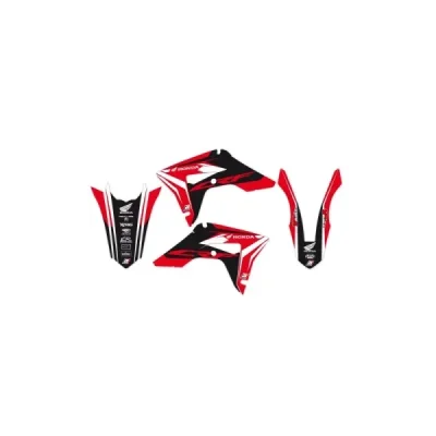 Blackbird Komplet Naklejek (Oklein) Honda Crf 250R '22-'24, Crf 450R '21-'24 Dream 4 Czerwony Czarny Biały