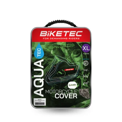 Pokrowiec wodoodporny Aquatec na motocykl sport camo L - Biketec Pokrowiec wodoodporny Aquatec na motocykl sport camo L - Biketec