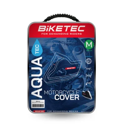 Pokrowce wodoodporne Aquatec na motocykl czarny/szary L pakiet 20szt - Biketec Pokrowce wodoodporne Aquatec na motocykl czarny/szary L pakiet 20szt - Biketec