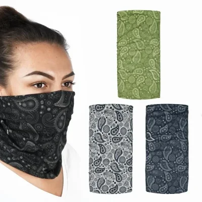 Oxford Kołnierz Wielofunkcyjny Wiatroodporny Comfy Paisley 3 Sztuki W Opakowaniu Szary/Zielony/Czarny Oxford Kołnierz Wielofunkcyjny Wiatroodporny Comfy Paisley 3 Sztuki W Opakowaniu Szary/Zielony/Czarny
