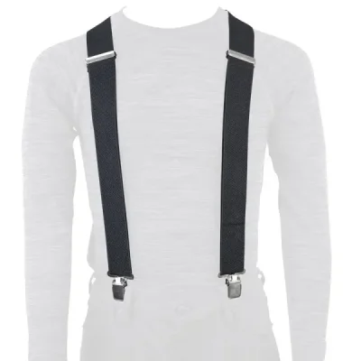 Oxford Szelki Przypinane Do Spodni Classic Black Czarny Oxford Szelki Przypinane Do Spodni Classic Black Czarny