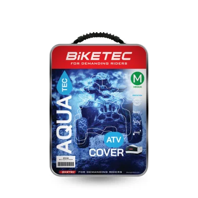 Pokrowiec wodoodporny Aquatec na ATV czarny/szary M - Biketec Pokrowiec wodoodporny Aquatec na ATV czarny/szary M - Biketec