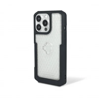 Etui na telefon iPhone 13 Pro Max przeźroczysty/czarny - Cube Etui na telefon iPhone 13 Pro Max przeźroczysty/czarny - Cube
