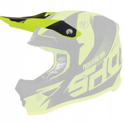 Daszek do kasku Furious Ultimate żółty fluo mat - Shot Racing Daszek do kasku Furious Ultimate żółty fluo mat - Shot Racing