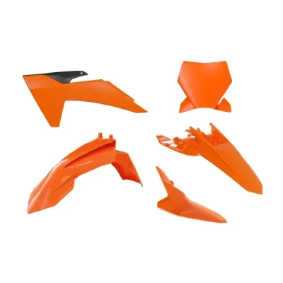 Racetech (Rtech) 2024/12 Komplet Plastików Ktm Sx 65 '24-'25 Pomarańczowy / Czarny