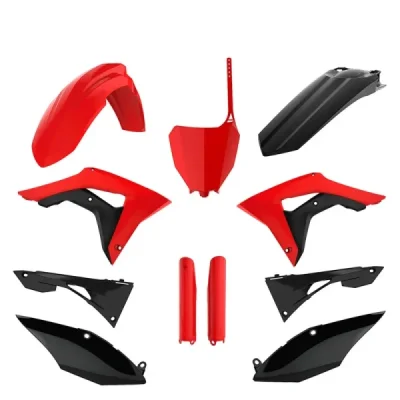 Komplet plastików Honda CRF 250R/450R czerwony/czarny Polisport Komplet plastików Honda CRF 250R/450R czerwony/czarny Polisport