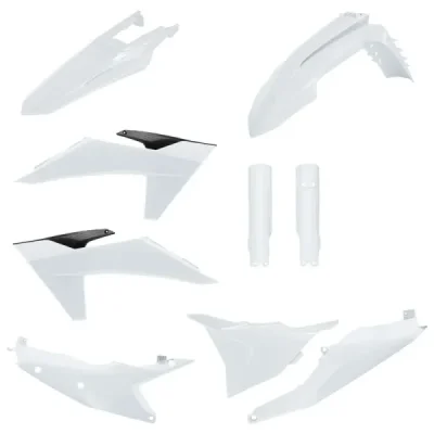 Zestaw plastików Body Kit Polisport KTM EXC EXC-F XC-W XC-WF TBI 24-25 biały - 91607 Zestaw plastików Body Kit Polisport KTM EXC EXC-F XC-W XC-WF TBI 24-25 biały - 91607