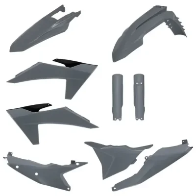 Zestaw plastików Body Kit Polisport KTM EXC EXC-F XC-W XC-WF TBI 24-25 szary - 91609 Zestaw plastików Body Kit Polisport KTM EXC EXC-F XC-W XC-WF TBI 24-25 szary - 91609