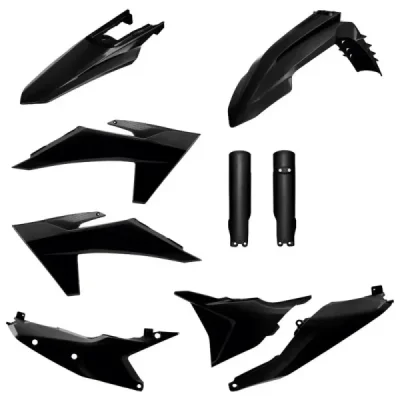 Zestaw plastików Body Kit Polisport KTM EXC EXC-F XC-W XC-WF TBI 24-25 czarny - 91608 Zestaw plastików Body Kit Polisport KTM EXC EXC-F XC-W XC-WF TBI 24-25 czarny - 91608