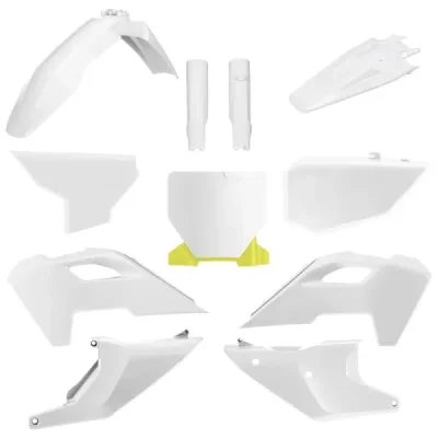 Zestaw plastików Body Kit Polisport Husqvarna TC FC 23-25 biały - 91102 Zestaw plastików Body Kit Polisport Husqvarna TC FC 23-25 biały - 91102