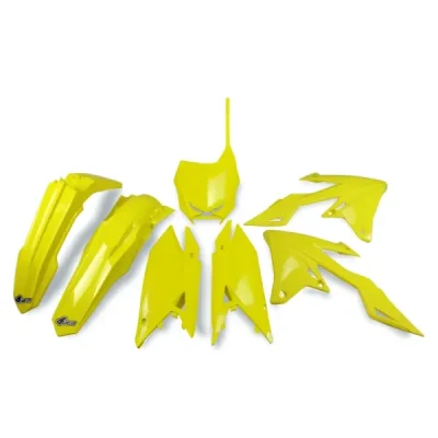 Ufo 2024/11 Komplet Plastików Suzuki Rmz 250 '19-'25, Rmz 450 '18-'25 Żółty Ufo 2024/11 Komplet Plastików Suzuki Rmz 250 '19-'25, Rmz 450 '18-'25 Żółty