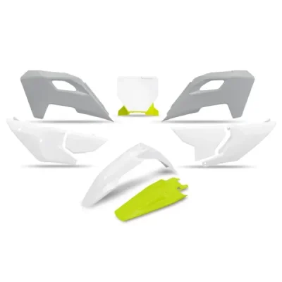 Komplet plastików Husqvarna TC/FC/FX/TX biały/żółty UFO Komplet plastików Husqvarna TC/FC/FX/TX biały/żółty UFO