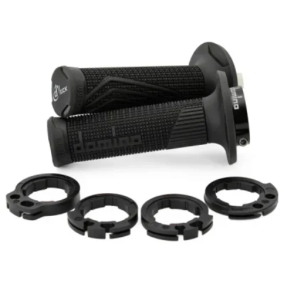Manetki kierownicy Domino D-Lock D100 Off-Road czarne - D10046C4000A9-0 Manetki kierownicy Domino D-Lock D100 Off-Road czarne - D10046C4000A9-0