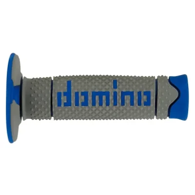 Domino manetki kierownicy Offroad szaro-niebieskie zamknięte - A26041C4852A7-0