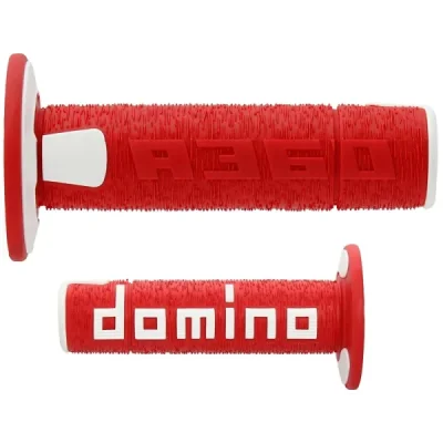 Manetki kierownicy Domino A360 Off-Road Comfort Ergonomic czerwono-białe - A36041C4246A7-0 Manetki kierownicy Domino A360 Off-Road Comfort Ergonomic czerwono-białe - A36041C4246A7-0