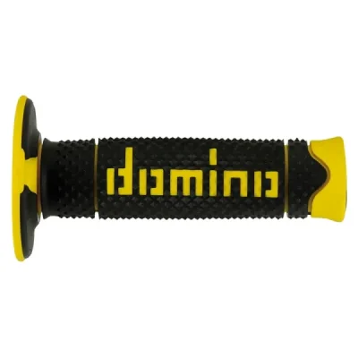 Domino manetki kierownicy Offroad czarno-żółte zamknięte  - A26041C4740A7-0