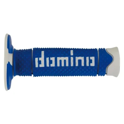 Domino manetki kierownicy Offroad niebiesko-białe zamknięte - A26041C4648A7-0
