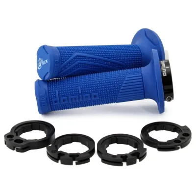 Manetki kierownicy Domino D-Lock D100 Off-Road niebieskie - D10046C4800A9-0