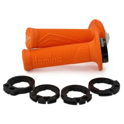 Manetki kierownicy Domino D-Lock D100 Off-Road pomarańczowe - D10046C4500A9-0