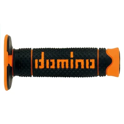 Domino manetki kierownicy Offroad czarno-pomarańczowe zamknięte - A26041C4540A7-0