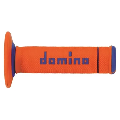 Domino manetki kierownicy Offroad X-treme pomarańczowo-niebieskie zamknięte - A19041C4845A7-0