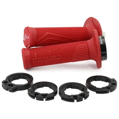Manetki kierownicy Domino D-Lock D100 Off-Road czerwone - D10046C4200A9-0