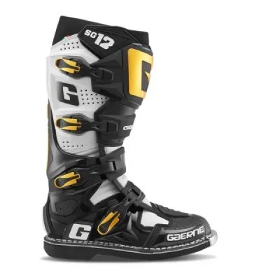 Gaerne Buty Cross/Enduro Model Sg-12 Luxe Czarny/Biały/Złoty 42