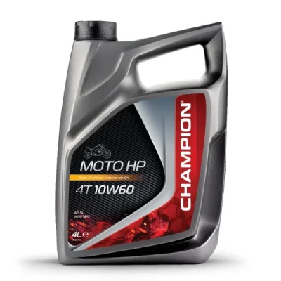 Olej silnikowy Moto HP MA2 10W60 półsyntetyk 4L - Champion