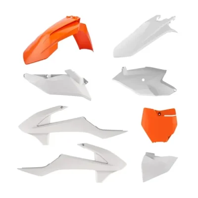Polisport Komplet Plastików Ktm Sx 85 '18-'24 Oem Biały Pomarańczowy Polisport Komplet Plastików Ktm Sx 85 '18-'24 Oem Biały Pomarańczowy