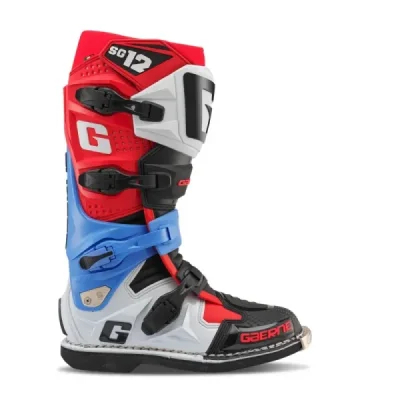 Gaerne Buty Cross/Enduro Model Sg-12 Realm Czerwony/Niebieski/Biały/Czarny 42