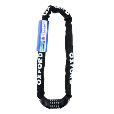 Łańcuch Combi Chain na szyfr 6mm x 0,9m czarny - Oxford Łańcuch Combi Chain na szyfr 6mm x 0,9m czarny - Oxford