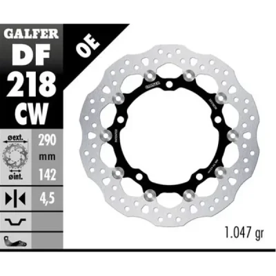 Galfer Tarcza Hamulcowa Pływająca Przód 290Mm Kawasaki Zx-4Rr '24- (290X142X4,5Mm) Galfer Tarcza Hamulcowa Pływająca Przód 290Mm Kawasaki Zx-4Rr '24- (290X142X4,5Mm)