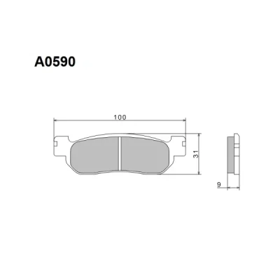 Nissin 2024/10 Klocki Hamulcowe Kh275 Premium Semi-Metallic (Spiek Metaliczny) (Ece R90) (Made In Japan) (2P-266Ns)