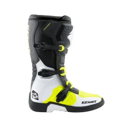 Kenny Racing Buty Cross/Enduro Model Track White/Neon Yellow Biały/Czarny/Żółty Fluo Rozzmiar 39