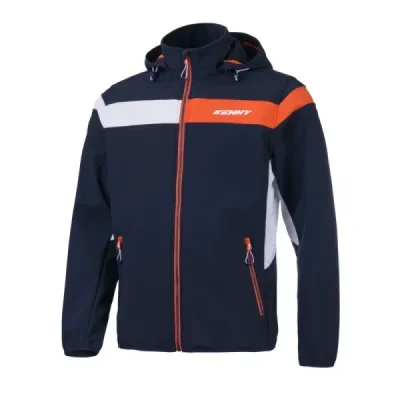 Kenny Racing Kurtka Przeciwdeszczowa Softshell Model Racing Niebieski/Biały/Pomarańczowy Xl Kenny Racing Kurtka Przeciwdeszczowa Softshell Model Racing Niebieski/Biały/Pomarańczowy Xl