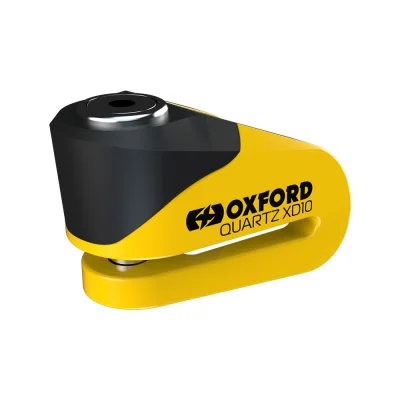 Blokada tarczy hamulcowej Quartz XD10 trzpień 10mm żółty/czarny - Oxford Blokada tarczy hamulcowej Quartz XD10 trzpień 10mm żółty/czarny - Oxford