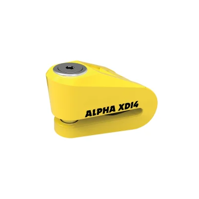 Blokada tarczy hamulcowej Alpha XD14 trzpień 14mm żółta - Oxford Blokada tarczy hamulcowej Alpha XD14 trzpień 14mm żółta - Oxford