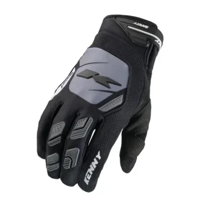 Kenny Racing Rękawice Cross/Enduro Model Safety Black Czarny/Szary L Kenny Racing Rękawice Cross/Enduro Model Safety Black Czarny/Szary L
