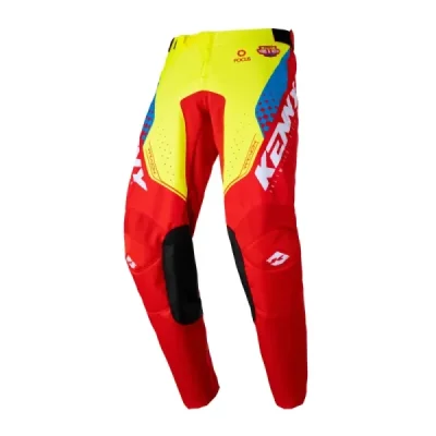 Kenny Racing Spodnie Cross/Enduro Model Track Focus Kid/Junior Neon Yellow/Red Czerwony/Żółty/Biały 18 Kenny Racing Spodnie Cross/Enduro Model Track Focus Kid/Junior Neon Yellow/Red Czerwony/Żółty/Biały 18