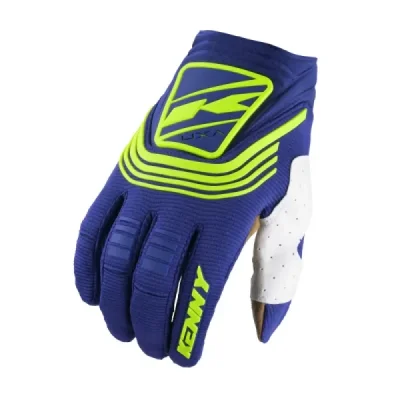 Kenny Racing Rękawice Cross/Enduro Model Titanium Navy Niebieski/Żółty Fluo L Kenny Racing Rękawice Cross/Enduro Model Titanium Navy Niebieski/Żółty Fluo L