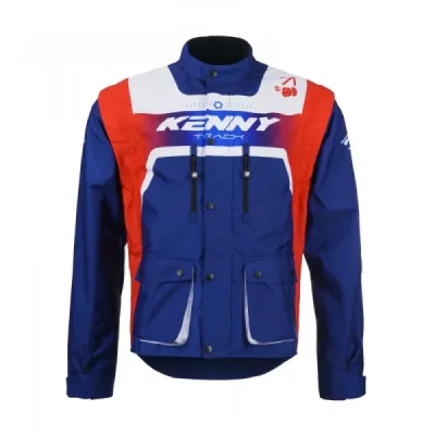 Kenny Racing Kurtka Adventure/Enduro Model Track Patriot Czerwony/Niebieski/Biały Fluo Xl Kenny Racing Kurtka Adventure/Enduro Model Track Patriot Czerwony/Niebieski/Biały Fluo Xl