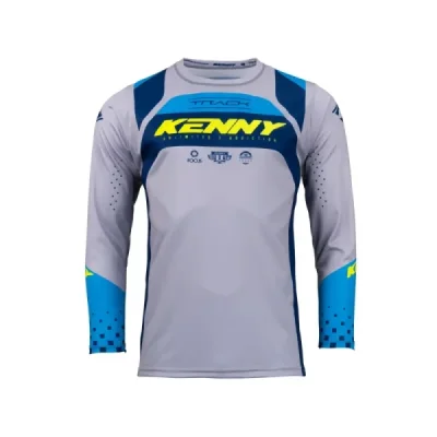Kenny Racing Koszulka Cross/Enduro Model Track Kid/Junior Navy/Neon Yellow Niebieski/Szary/Żółty Xxxxs Kenny Racing Koszulka Cross/Enduro Model Track Kid/Junior Navy/Neon Yellow Niebieski/Szary/Żółty Xxxxs