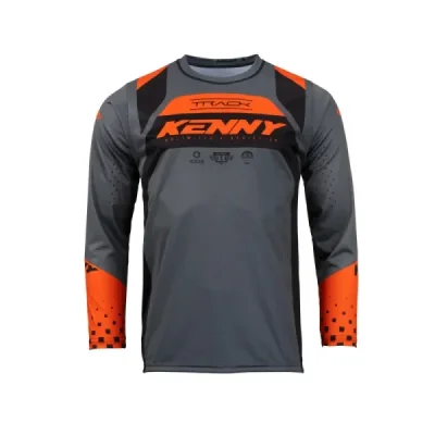 Kenny Racing Koszulka Cross/Enduro Model Track Kid/Junior Black/Orange Czarny/Pomarańczowy Xxxxs Kenny Racing Koszulka Cross/Enduro Model Track Kid/Junior Black/Orange Czarny/Pomarańczowy Xxxxs