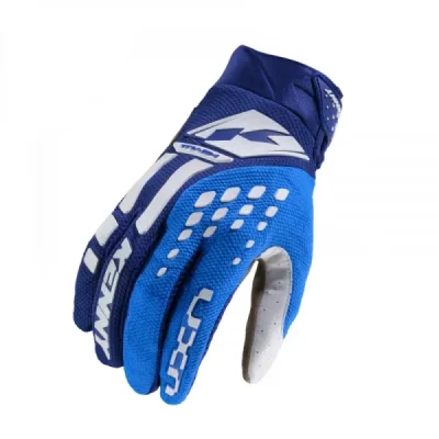 Kenny Racing Rękawice Cross/Enduro Model Track Blue Niebieski/Biały L Kenny Racing Rękawice Cross/Enduro Model Track Blue Niebieski/Biały L