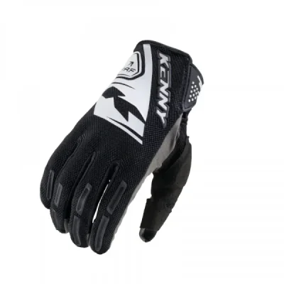 Kenny Racing Rękawice Cross/Enduro Model Performance Black Czarny/Biały S Kenny Racing Rękawice Cross/Enduro Model Performance Black Czarny/Biały S