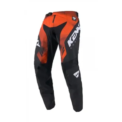 Kenny Racing Spodnie Cross/Enduro Model Force Fog Orange Czarny/Pomarańczowy/Biały 30