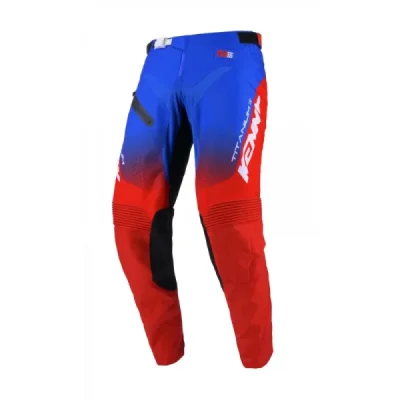 Kenny Racing Spodnie Cross/Enduro Model Titanium Patriot Czerwony/Niebieski/Biały 34